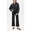image:imageAG Adriano Goldschmied Womens Saige Mid Rise Wide Leg CropSuper Black