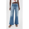 image:imageAG Adriano Goldschmied Womens Saige Mid Rise Wide Leg JeansBisou