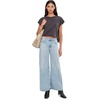 image:imageAG Adriano Goldschmied Womens Saige Mid Rise Wide Leg JeansBlindsided