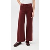 image:imageAG Adriano Goldschmied Womens Saige Mid Rise Wide Leg JeansCranberry