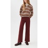 image:imageAG Adriano Goldschmied Womens Saige Mid Rise Wide Leg JeansCranberry
