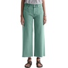 image:imageAG Adriano Goldschmied Womens Saige MidRise Wide Leg CropSulfur Sunwashed Jade