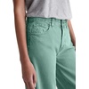 image:imageAG Adriano Goldschmied Womens Saige MidRise Wide Leg CropSulfur Sunwashed Jade