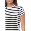 image:imageAG Jeans Sadie Crew 90s Vintage Crop Short Sleeve TShirtIvory DustDeep Navy