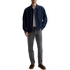 image:imageAG Adriano Goldschmied Mens Everett Slim Straight Selvage JeanSulfur Storm Grey