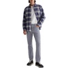 image:imageAG Adriano Goldschmied Mens Everett Slim Straight Sueded Sateen PantOcean Breeze
