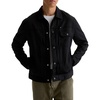 image:imageAG Adriano Goldschmied Mens Sid Pleated Trucker Performance JacketBlack