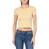 image:imageAG Adriano Goldschmied Womens Hutton CrewPencil Stripe Aspen YellowEx