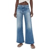 image:imageAG Adriano Goldschmied Womens Saige Mid Rise Wide Leg JeansBisou