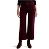 image:imageAG Adriano Goldschmied Womens Saige MidRise Wide Leg Crop PantsWinery