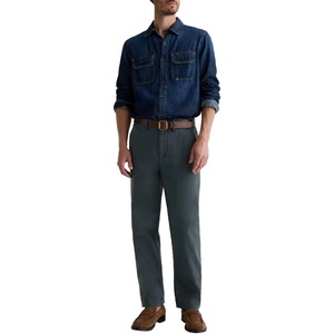 image:imageAG Adriano Goldschmied Mens Archie Straight Trouser PantSulfur Grey Steel