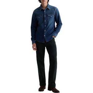 image:imageAG Adriano Goldschmied Mens Felix Vintage Straight Selvage JeanDeep Alpine
