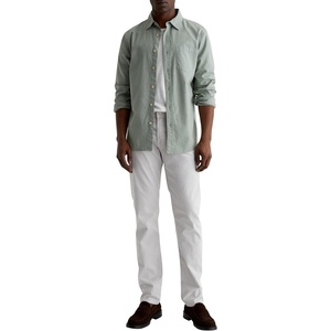 image:imageAG Adriano Goldschmied Mens Graduate Sueded Sateen PantSilver Fog