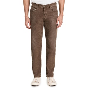 image:imageAG Adriano Goldschmied Mens Kace Modern Straight Corduroy Jeans 3010 Yrs Sulfur Portobello Road