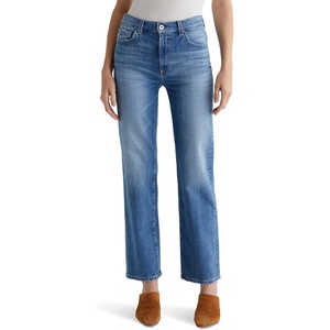 image:imageAG Adriano Goldschmied Womens Brinley Mid Rise Straight PantsIris