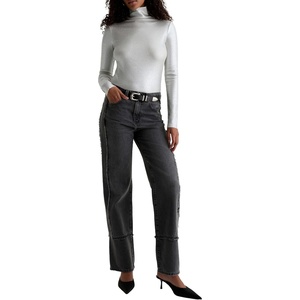 image:imageAG Adriano Goldschmied Womens Brinley Mid Rise StraightOvernight