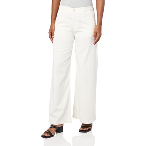 image:imageAG Adriano Goldschmied Womens Caden High Rise Wide Leg PantPowder