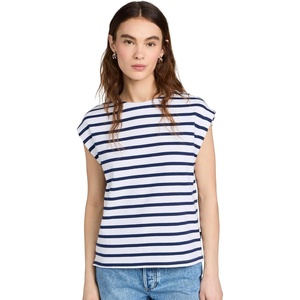 image:imageAG Adriano Goldschmied Womens Lyra TopTrue WhiteNavy