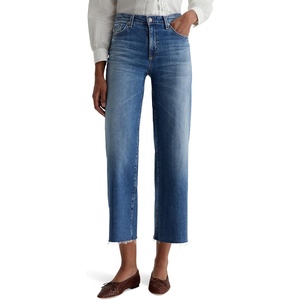 image:imageAG Adriano Goldschmied Womens Saige Mid Rise Wide Leg JeansPostcard