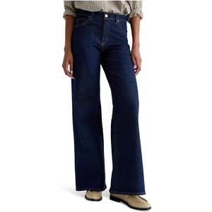image:imageAG Adriano Goldschmied Womens Saige Mid Rise Wide Leg JeansSymmetry