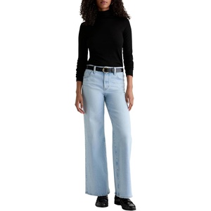 image:imageAG Adriano Goldschmied Womens Saige Mid Rise Wide LegFlorina