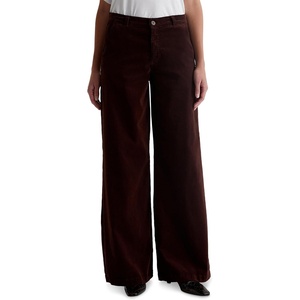 image:imageAG Adriano Goldschmied Womens Stella Mid Rise Wide Leg Palazzo JeanAlpine Bark