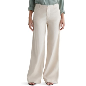 image:imageAG Jeans Laurent MidRise Utility Wide Leg PantsOpal Stone