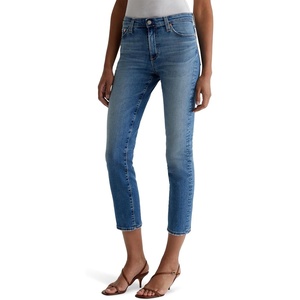 image:imageAG Jeans Womens Mari Mid Rise Slim Straight Crop Jean13 Years Reign