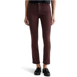 image:imageAG Womens Mari Mid Rise Slim Straight Jean in Coffee Bean Coffee Bean Size 24 Inseam 29