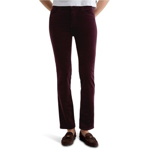 image:imageAG Womens Mari Mid Rise Slim Straight Jean in Winery Winery Size 24 Inseam 29