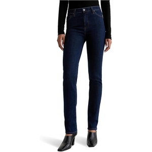 image:imageAG Womens Mari Mid Rise Straight Extended in Modern Indigo Modern Indigo Size 27 Inseam 32