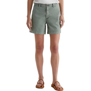 image:imageAG Adriano Goldschmied Womens Jude Mid Rise Chino ShortSulfur Matcha Latte