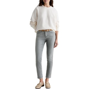image:imageAG Adriano Goldschmied Womens Prima Low Rise Cigarette Ankle JeanGreyscape