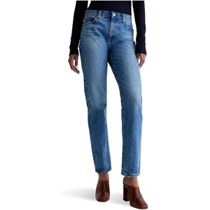 image:imageAG Adriano Goldschmied Womens The Boyfriend Mid Rise Relaxed Fit PantsCandid