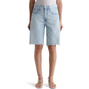 image:imageAG Jeans Hattie HighRise Barrel ShortsSunfaded Destructed