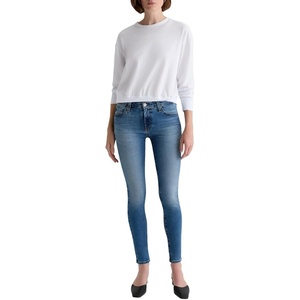 image:imageAG Womens Farrah Mid Rise Skinny Ankle Jean in Adorn Adorn Size 24 Inseam 28