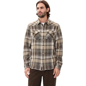 image:imageALMOSTGOLF AG Mens Huston Western ShirtGreen Multi