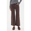 image:imageAG Adriano Goldschmied Womens Saige Wide Leg Crop JeansSulfur Burnt Umber