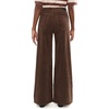 image:imageALMOSTGOLF AG Womens Saige Corduroy Wide Leg PantsWood Brown