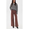 image:imageALMOSTGOLF AG Womens Saige Wide Leg Coated JeansLtt Lt Chestnut