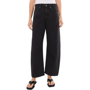 image:imageAG Adriano Goldschmied Womens Hattie High Rise Barrel JeansSuper Black