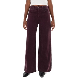 image:imageALMOSTGOLF AG Womens Saige Corduroy Wide Leg PantsJazz Berry