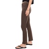image:imageAG Jeans Mari MidRise Slim Straight Pants in BassLeatherette Light Burnt Umber
