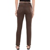 image:imageAG Jeans Mari MidRise Slim Straight Pants in BassLeatherette Light Burnt Umber